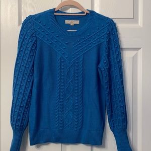 loft bobble cable sweater